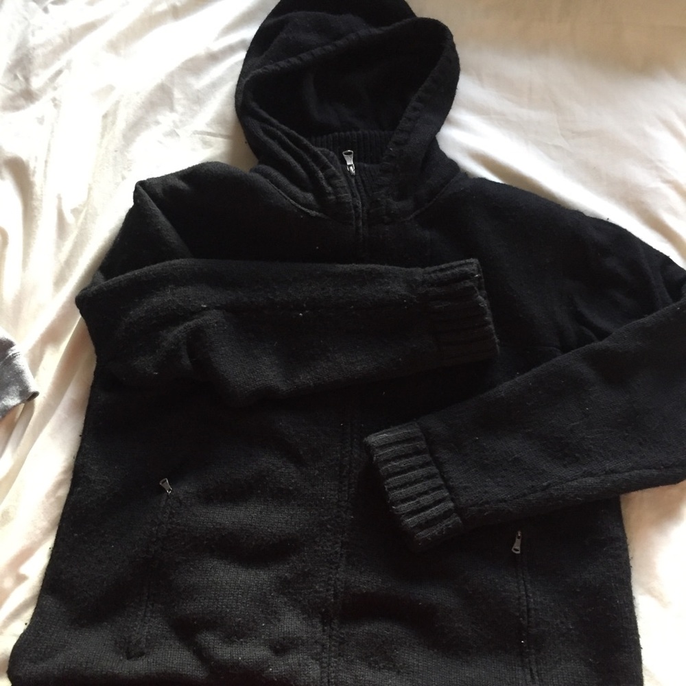 Men’s Black jacket with hood